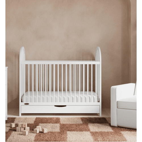 Graco Olivia 3-In-1 Convertible Baby Crib with Drawer, White