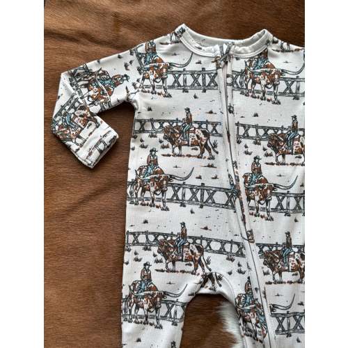 Fort Worth Footie One Piece