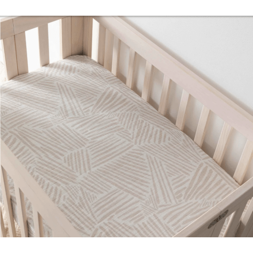 Babyletto Mini Crib Sheet in GOTS Certified Organic Muslin Cotton