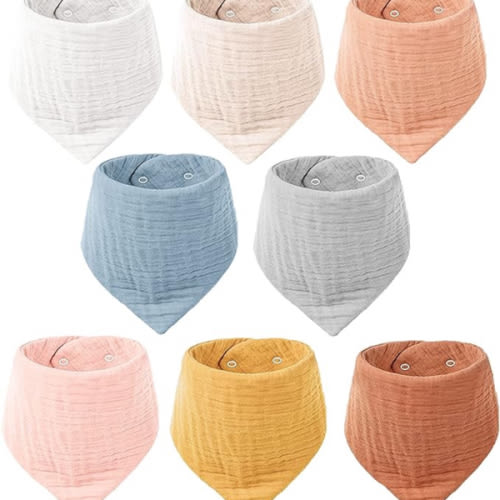 Baby Drool Bibs 8 Pack – KONSSY
