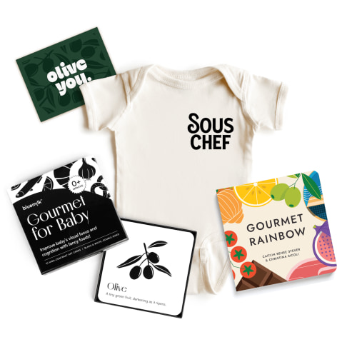 Sous Chef Baby Gift Bundle: Cards, Book & Bodysuit – Chunky Deli