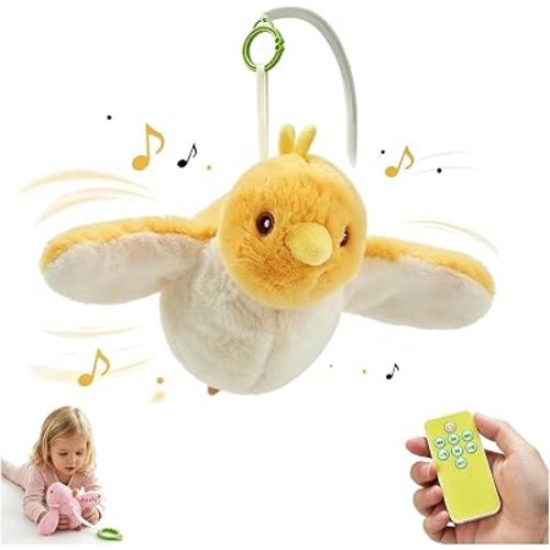 Baby Hanging Flying Bird Musical Toys for Stroller Car Seat Crib Play Gym