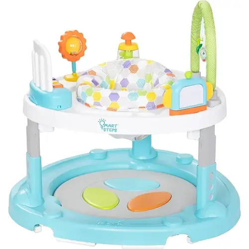 Smart Steps Bounce N’ Dance 4-in-1 Activity Center Walker, Hexagon Dots