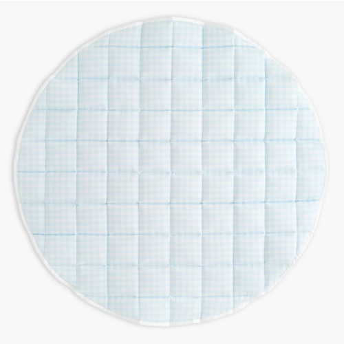 Picnic Gingham Play Mat - Blue