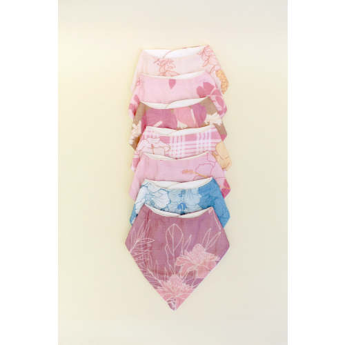 Bib 7 Pack - Rosewater Hapa Lei