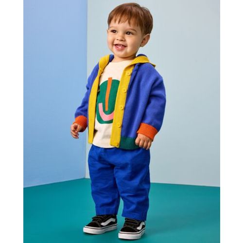 Baby Canvas Barrel Pants