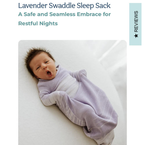 Lavender Swaddle Sleep Sack – Swaddelini