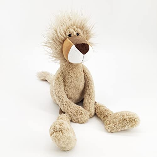 MR VIVICARE 17" Light Brown Long Lion Stuffed Animals for Boys and Girls,Huggable and Cuddly Stuffed Lion Plush Toys for Newborn Babies and Kids,Great Gifts on Birthday,Christmas,Machine Washable