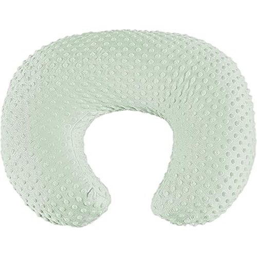 Nursing Pillow for Bottle and Breastfeeding, Ergonomic Comfort Nursing Essentials for Mom and Baby, Feeding Support Pillow with Removable Cover, Easier and Healthier Nursing (Green)