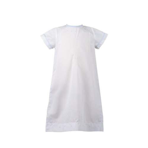 Classic Scallop Dot Gown, Blue | NB