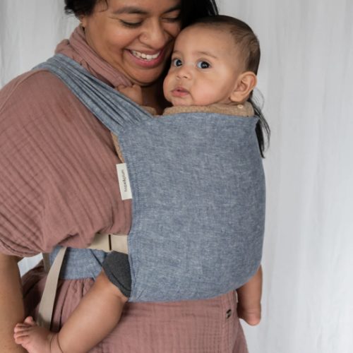 Indigo Sprout Newborn Carrier | Classic Solid Design | hope&plum