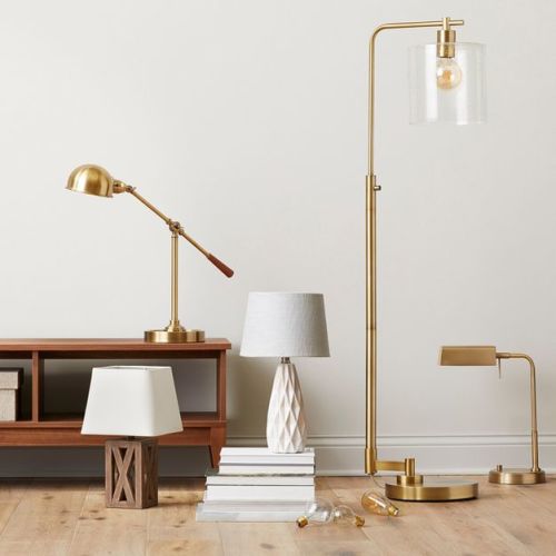 Textured Trim Lamp Shade Cream - Threshold™