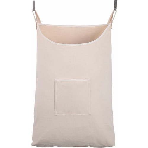 MY Laundry Collector, Laundry Hamper, Door Hanging Laundry bag with hooks (Beige, 65Liters)