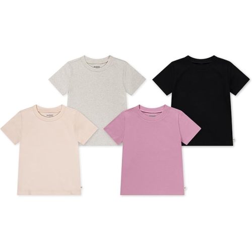 HUGGIES Unisex-Baby 4-Pack Basic T-Shirt