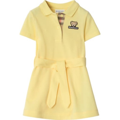 Cotton Polo Shirt Dress, 6M