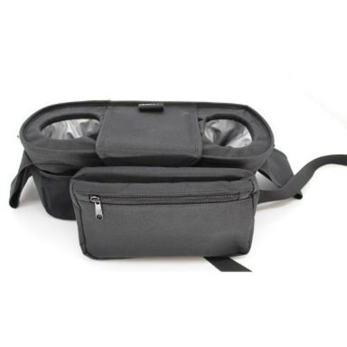 Hoovy Stroller Organizer with Storage, Insulated Cupholders & Detachable Bag: Compatible With Most Strollers, Storage Pockets, 5.5 Inch Height