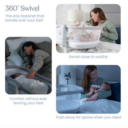 White Bassinest Swivel Sleeper 3.0 | HALO
