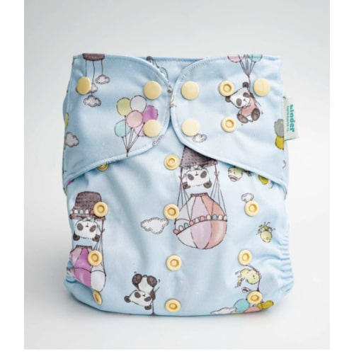 Flying Panda Cloth Diaper