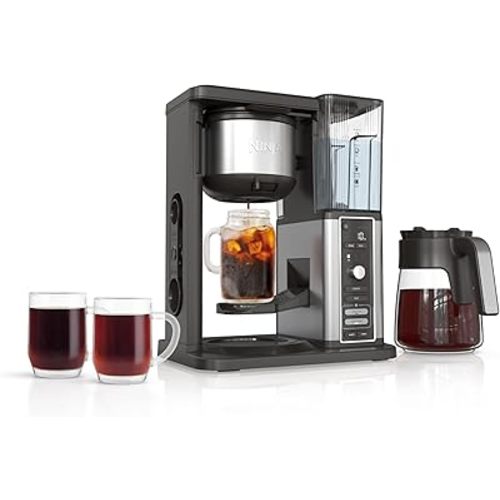 Ninja Hot & Iced XL Coffee Maker with Rapid Cold Brew, Black, CM371