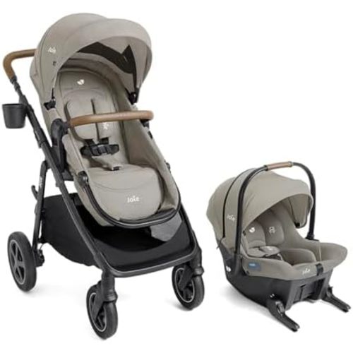Joie Ginger DLX 4-in-1 Pramette Stroller & Mint Latch Travel System