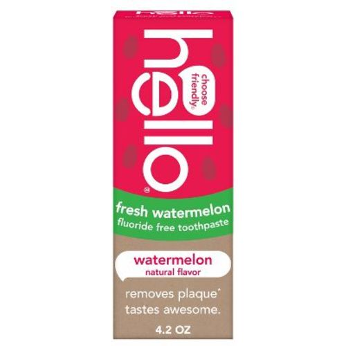 hello Kids' Watermelon Fluoride-Free Toothpaste - 4.2oz
