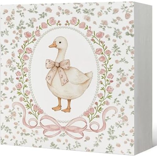 Goose Nursery Decor Wooden Sign