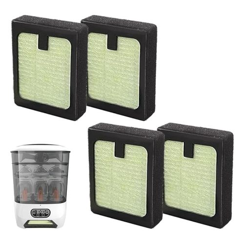 3PCS HEPA Filter Replacement Compatible with Baby Brezza Bottle Dryer Advanced and Baby Brezza Bottle Washer Pro