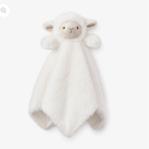 Plush Lamb Baby Security Blanket