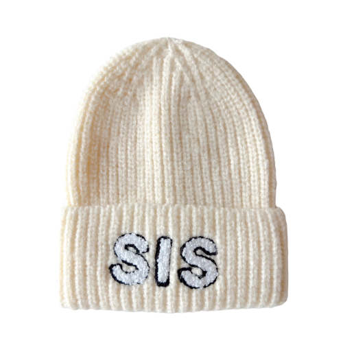 Sis Knit Hat, Ivory