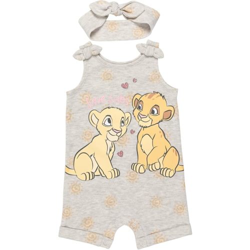 Disney Romper and Headband Outfit Set Newborn to Little Kid Sizes (Newborn - 5)