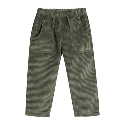 Cotton Corduroy Drawstring Pants