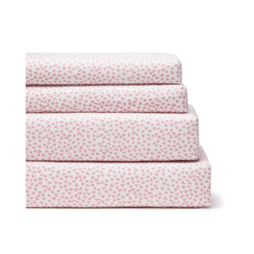 Luxe Premium 100% Cotton Sweethearts Bed Sheets | Over The Moon