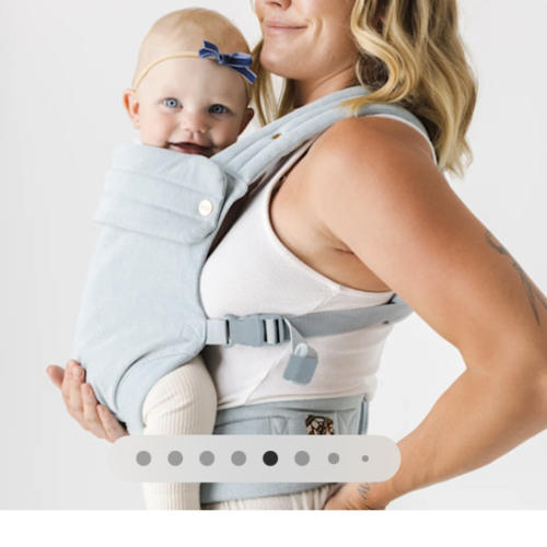 The Monarch Baby Carrier - Dream Wash Denim (PREORDER - Estimated deli – Mabē