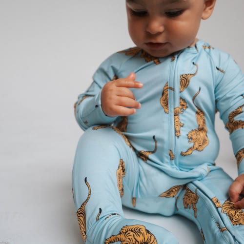 Tigers | Bamboo Zip Romper – Brixton.Phoenix