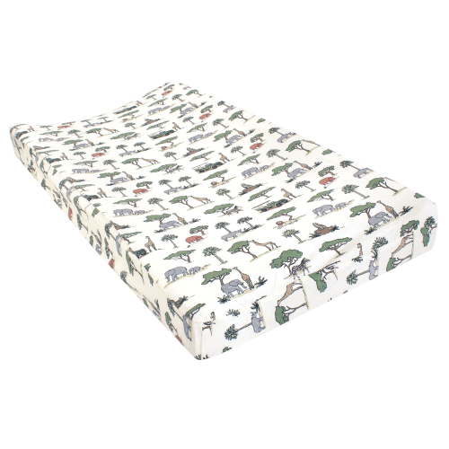 Hudson Baby Changing Pad Cover, Going On Safari, One Size