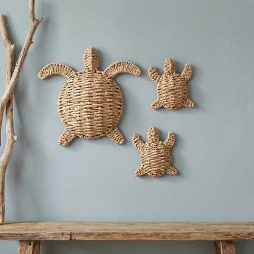 Handmade Turtle Wall Decor, Statement Wall Decor, Coastal Beach Art, Kids Nursery Gift