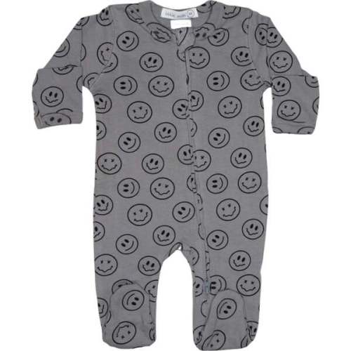 Baby Two-Way Zipper Footie, Silly Smile - Little Mish | Maisonette