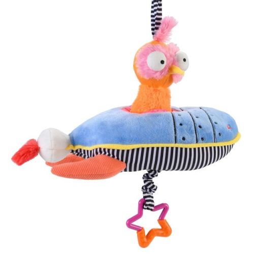 Inklings Baby Ollie The Oddball Oddbird Plush Hanging Musical Pull Activity Toy