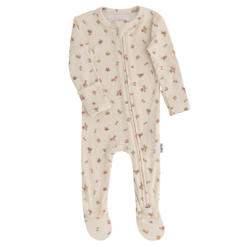 Cotton Ribbed Footed Sleepers