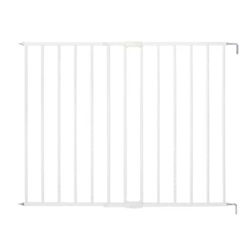 Toddleroo by North States 40.25-in x 30-in Hardware Mounted White Metal Safety Gate 5152 at Lowes.com