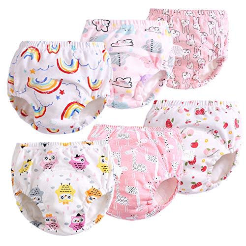 Potty Training Underwear for Girls Boys Potty Training Pants (2T,Pink)