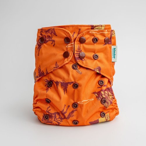 Fawn Brown | One-Size Pocket Cloth Diaper | Kinder – Kinder Cloth Diaper Co.
