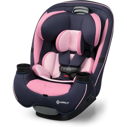 Safety 1st Grow and Go All-in-One Slim Convertible Car Seat, Rear Facing, 5-40 lbs, Forward Facing (30–65 lbs), High Back Booster Seat 40-100 pounds, Vineyard Girl