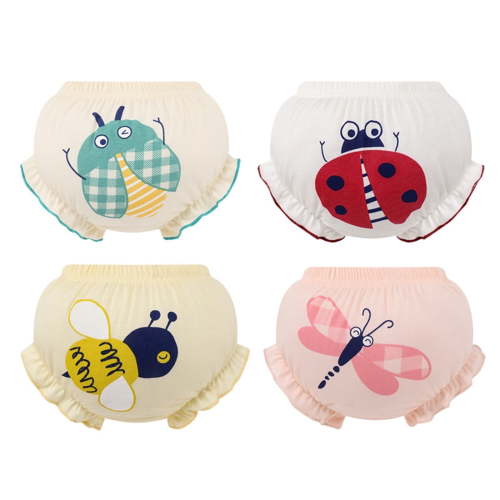 REDARER Baby Cotton Training Pants 4 Pack Padded Toddler Training Underwear for Girls 18M-5T