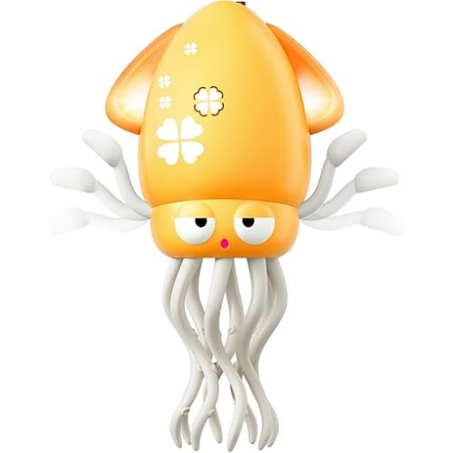MACALOCA Dancing Squid Baby Toy, Dancing Octopus Tummy Time Toys for Toddlers, Infant Crawling Walking Baby Toys with Music & Light for 3-6 6-12 12-18 Kids Boys 1st Baby Birthday Gifts