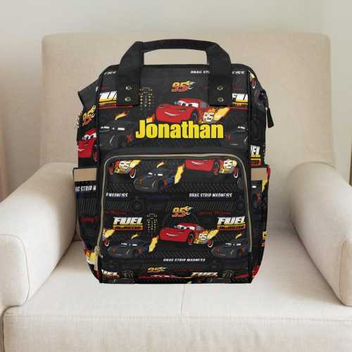 Cars Diaper Bag,Lightning Mcqueen,Cars Backpack,Disney Backpack,Custom diaper bag,Diaper bag,Race car birthday,Baby blanket,baby boy blanket