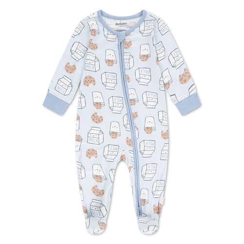 HUGGIES Baby Baby Viscose Printed Footed Coverall