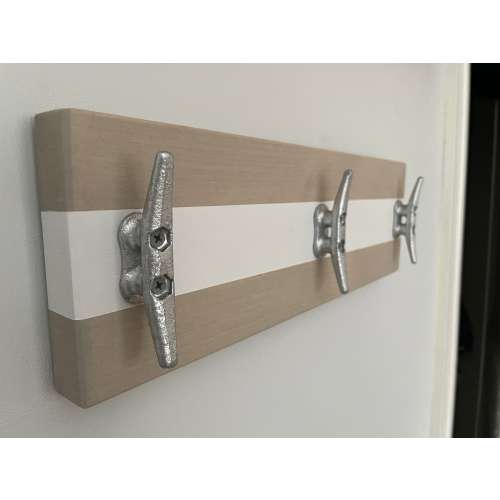 Sunbleached nautical coat or towel hanger //nautical nursery decor // beach decor // beach house decor // lake house decor