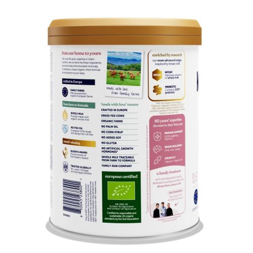 Kendamil Organic Infant Formula Powder - 28.2oz: Added Prebiotics, Grass Fed, Easy To Digest, Unflavored