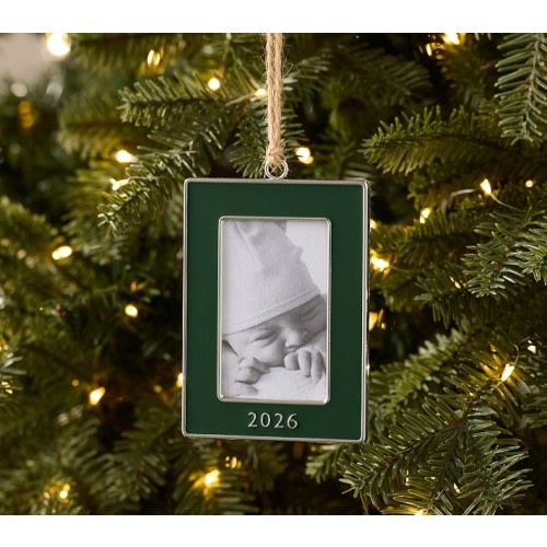 Rectangle Frame Christmas Ornament 2026